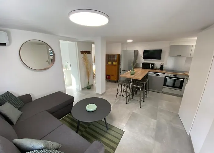 2 Proche Centre Avec Jardin 아파트 *